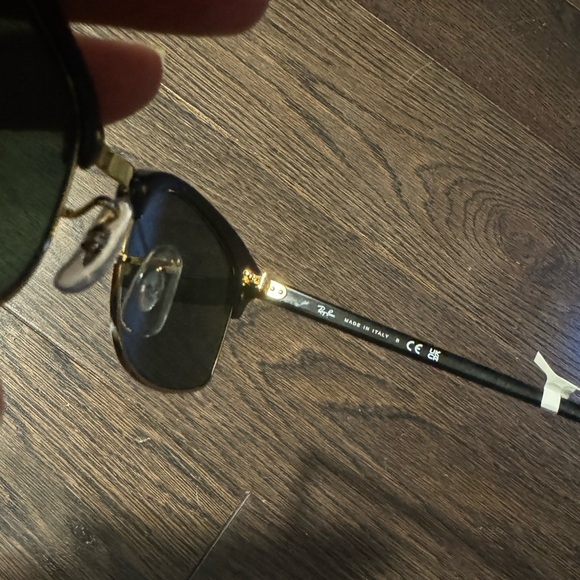 NEW RAY-BAN Gold LOGO☀️CLASSICS☀️RB3916 Clubmaster Square Legend with KIT - Picture 12 of 15